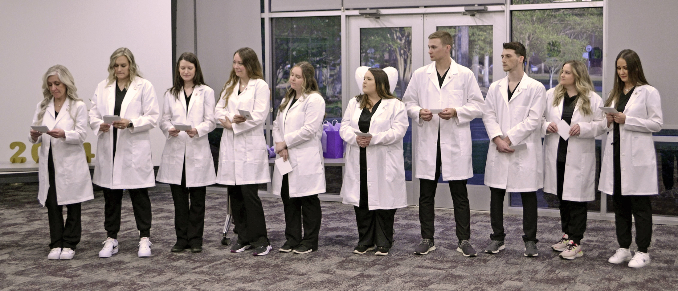 10 dental hygiene graduates of Virginia Peninsula Community College's dental hygiene program