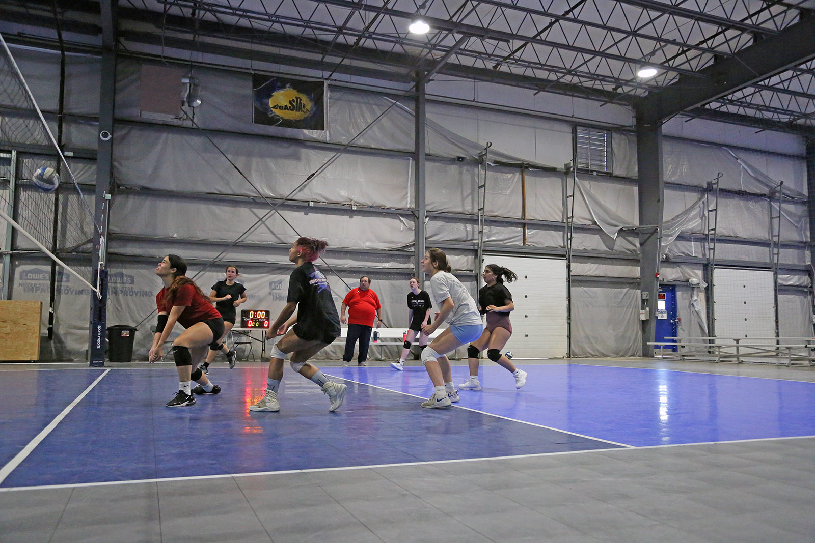 VPCC's Volleyball team during practice