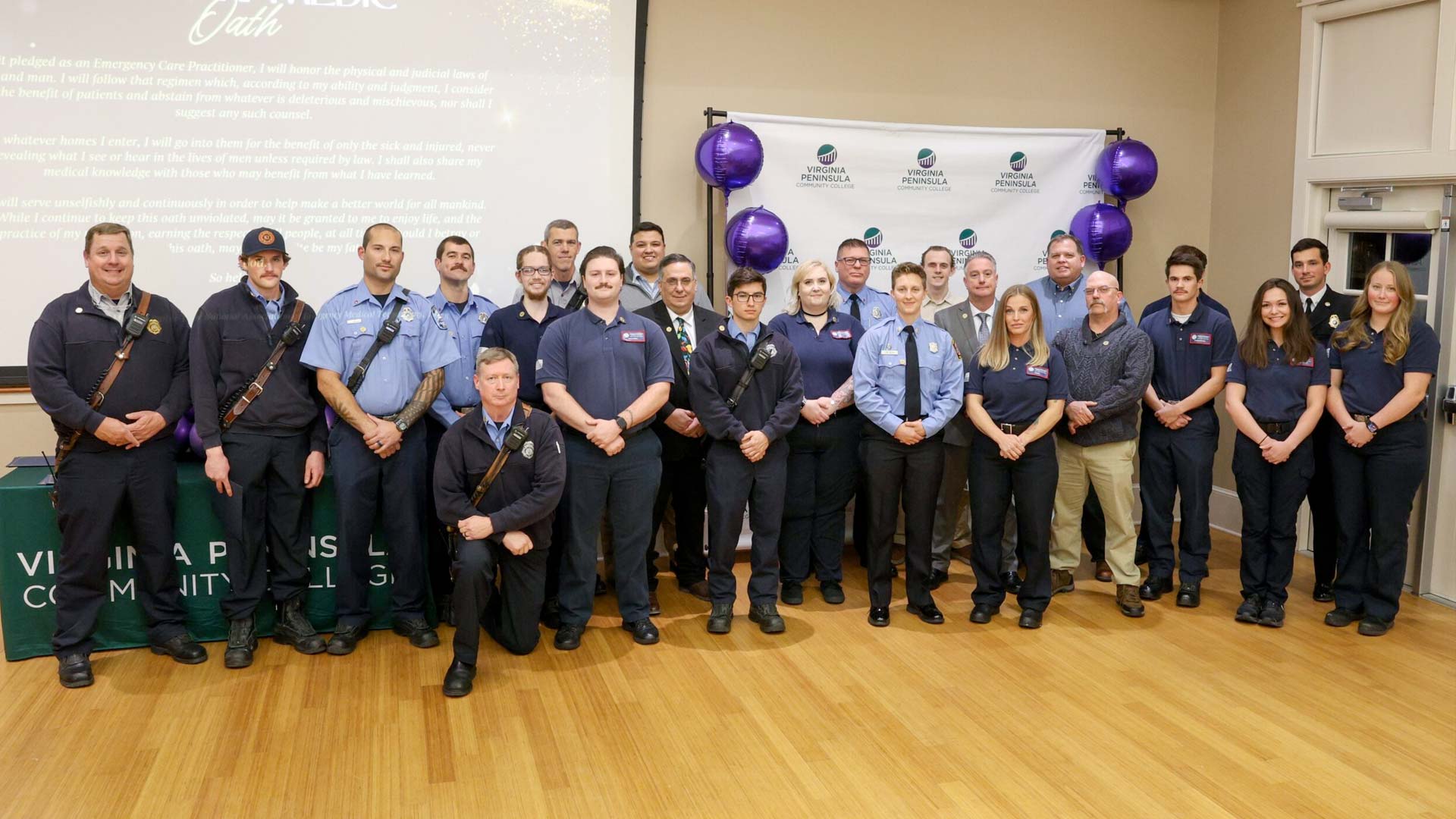 VPCC honored graduates from the Fire & EMS programs.