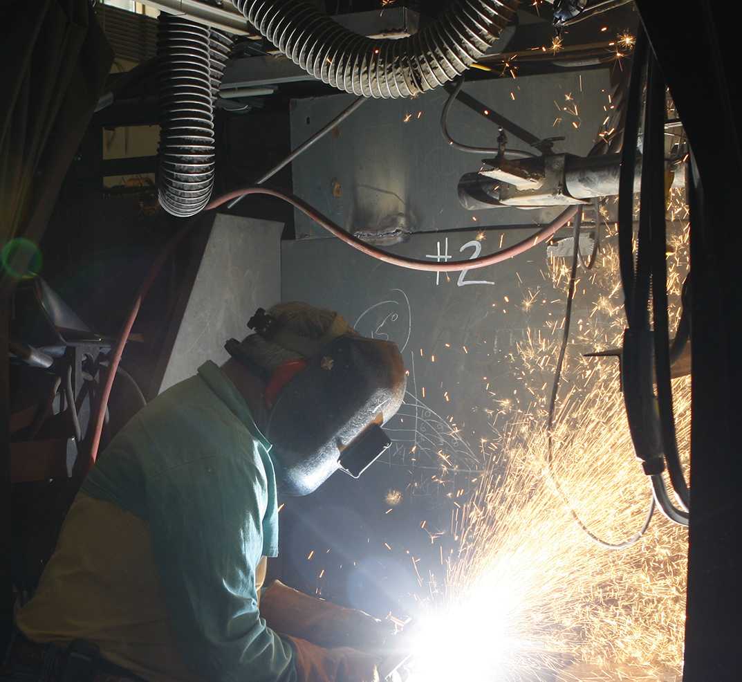 Welding is among programs slated to be offered at the new trades center.