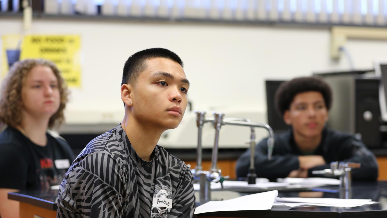 High School students in a VPCC classroom.